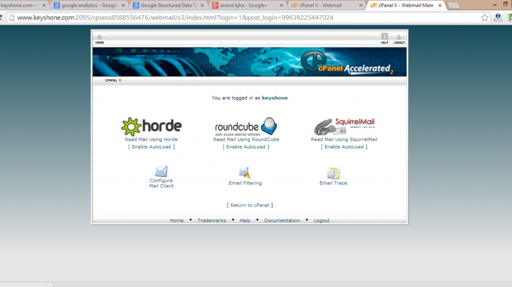 example cpanel email accounts