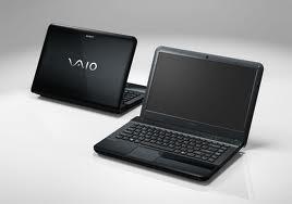 sony vaio laptop front view