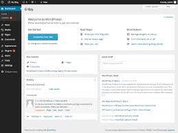 wordpress 3.8 dashboard