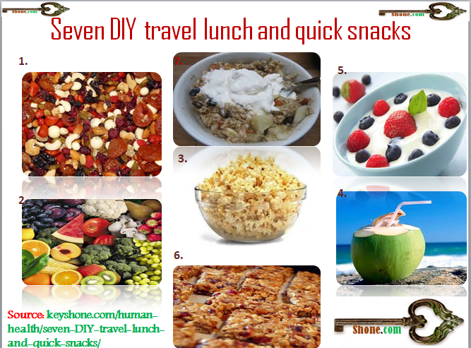 seven diy travel lunch and quick snacks