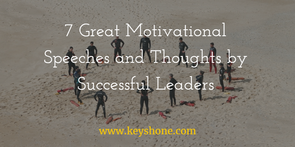 best leadership motivational speeches